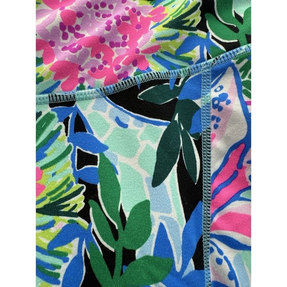 LILY PULITZER LEGGINGS Weekend Crop You And Me Giraffe - Picture 2 of 3